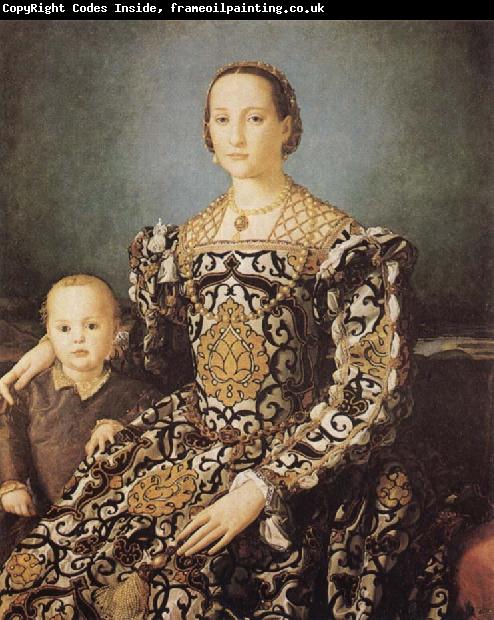 Agnolo Bronzino Eleonora of Toledo and her Son Giovanni